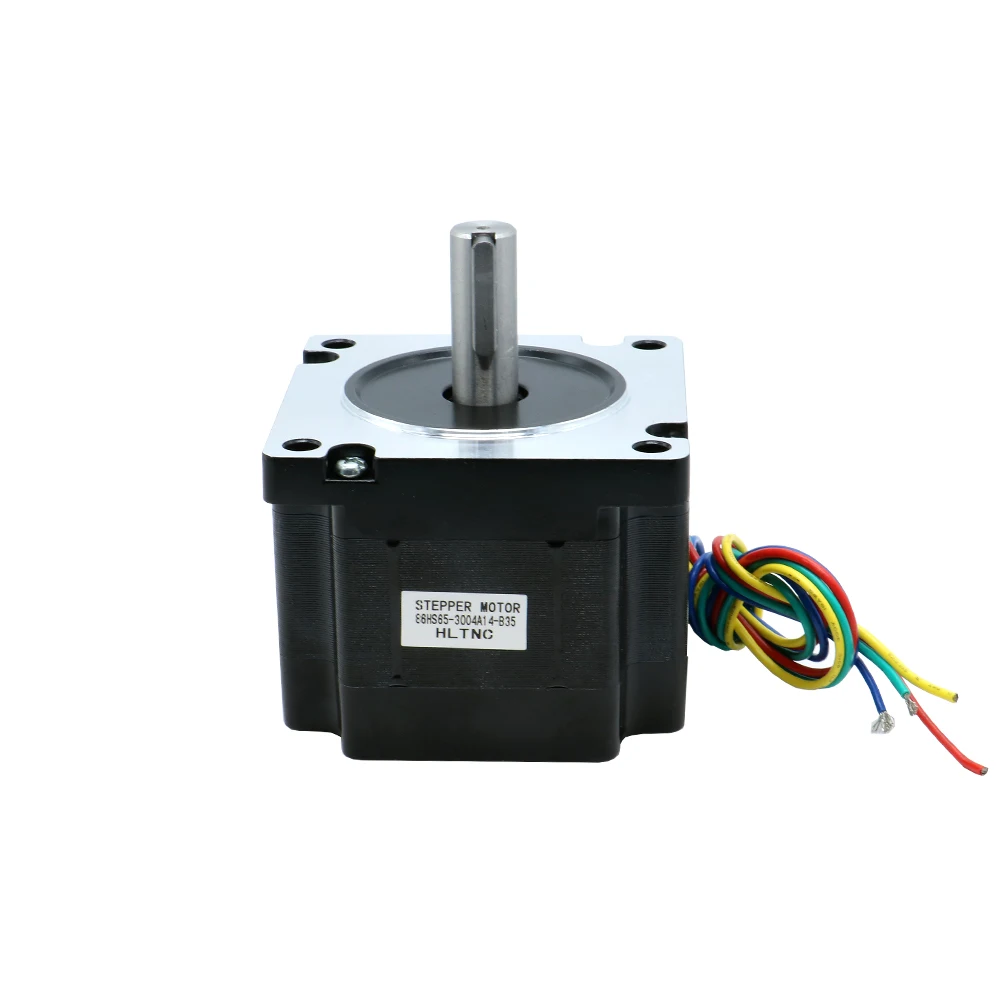 Description Picture 4 of itemNEMA 34 4 lead 2 Phase Hybrid Stepper Motor 86hs65 2.8Nm 3A Diameter 14mm Nema34 Stepping Engine 65mm For CNC Engraving Machine