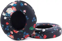 Beats Headphones Replacement Ear Pads Compatible with Solo2 3 Wireless Black Floral 