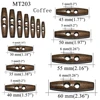 10PCs Natural Wood Toggle Horn Wooden Buttons Sewing Crafts Scrapbooking For Tent Clothes Overcoat Handmade Oval Stopper Button 3