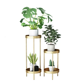

Art Multi-storey Landing Type A Living Room Exhibition Flower Rack Shelf Chlorophytum Flowerpot Frame Green Luo Flower Airs