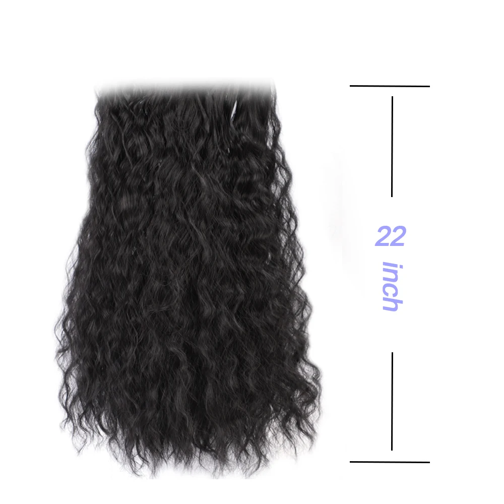 C L 1B MODERN QUEEN 22"inches Long Curly Synthetic Hair Wig Winter Hats Beanie Attached Knit Skiing Cap for Girl Hang out Cotton Made - Цвет: C L 1B
