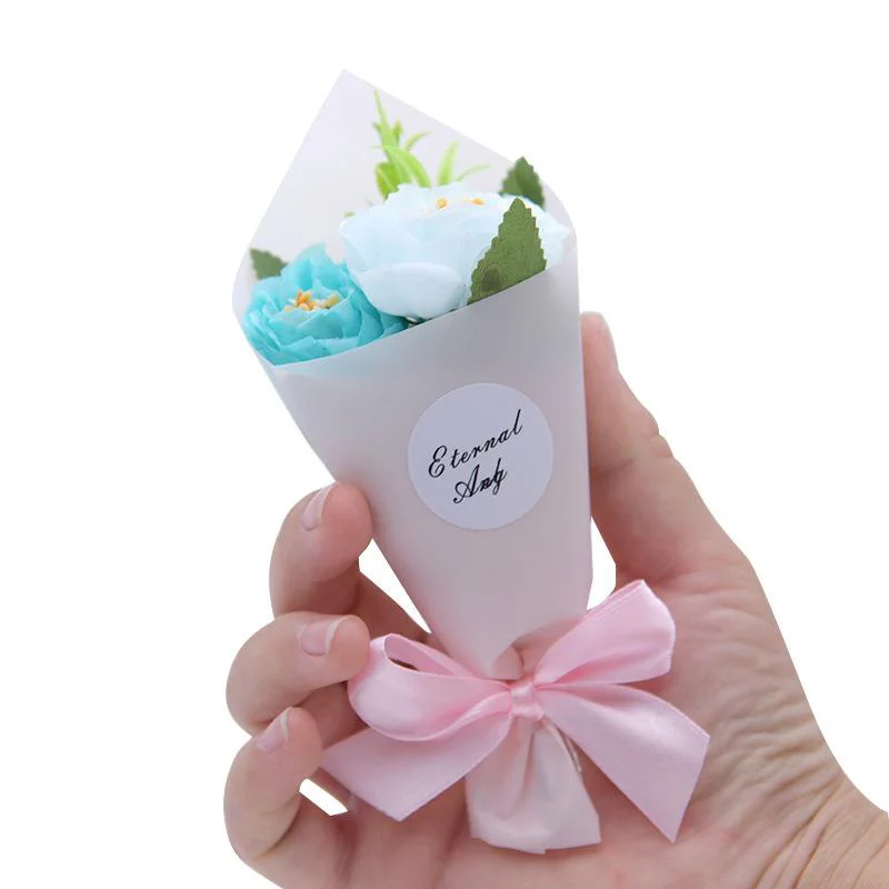 Мини пена пион ручной работы искусственный цветок свадебное оформление букета DIY