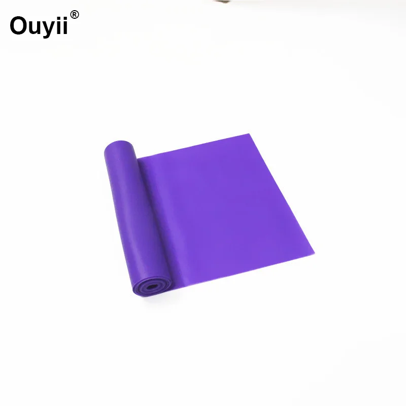 purple 1.8m Пояса для йоги, тренажерного зала, оборудование для упражнений, эластичная фитнес-лента, набедренные плечи, танцевальная тренировочная лента, 1,5/1,8/2 м, спортивные резинки для пилатеса - Цвет: purple 1.8m