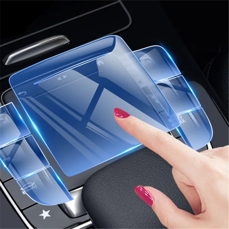 Car Interior Film Screen Protector Film Door Protective Film Car Styling Stickers Car Button Repair Stickers Car Rear Window Sticker Car Engine Start Button Sticker For Mercedes Benz A B CLA GLE GLS GLB Class W177 W247 C118 W167