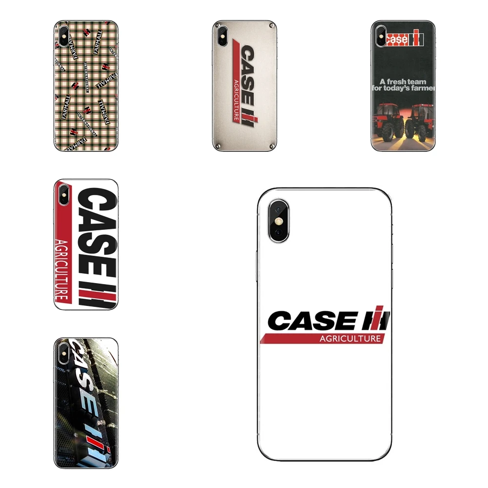 Transparent TPU Bag Case CASE IH Tractor's logo Art For Xiaomi Mi6 Mi 6 A1 Max Mix 2 5X 6X Redmi Note 5 5A 4X 4A A4 4 3 Plus Pro |