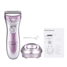 Женский Электрический эпилятор перезаряжаемый яркий светильник устройство для удаления волос тело лицо бикини ноги безболезненный безопасный триммер для бритья 45