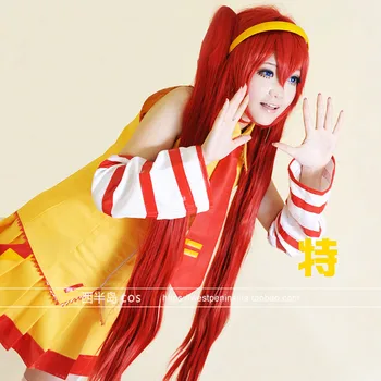 

VOCALOID cos Hatsune Miku anime man woman cosplay High-quality jk college uniform costume full set Top + skirt + sleeve + sock