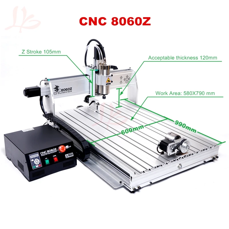 CNC Router Machine 8060Z 2 (4)