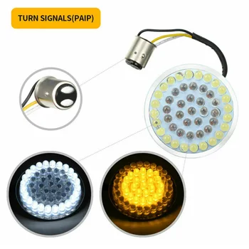 

For Harley 4pcs Turn Signal Light Accessories Motorcycle Front And Rear