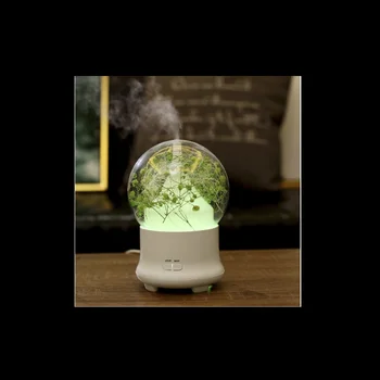 

2018 100ml Green Ultrasonic Aromatherapy Diffuser with flower Aroma Diffusers Cool Mist Humidifier Office Bedroom Living Room