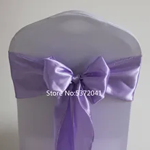 Горячая 17 × 275 см светильник из тафты фиолетового цвета стул створки для свадебного мероприятия, вечерние и банкетные украшения