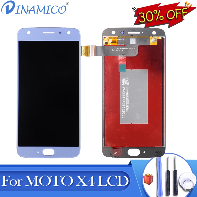 

Dinamico Promotion XT1900 LCD For Moto X4 Display Touch Screen Digitizer Assembly For Motorola 4th XT1900-2 XT1900-6 Display