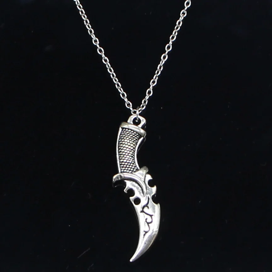 New Fashion Necklace 50x12mm dagger Pendants Short Long Women Men Colar Gift Jewelry Choker | Украшения и аксессуары