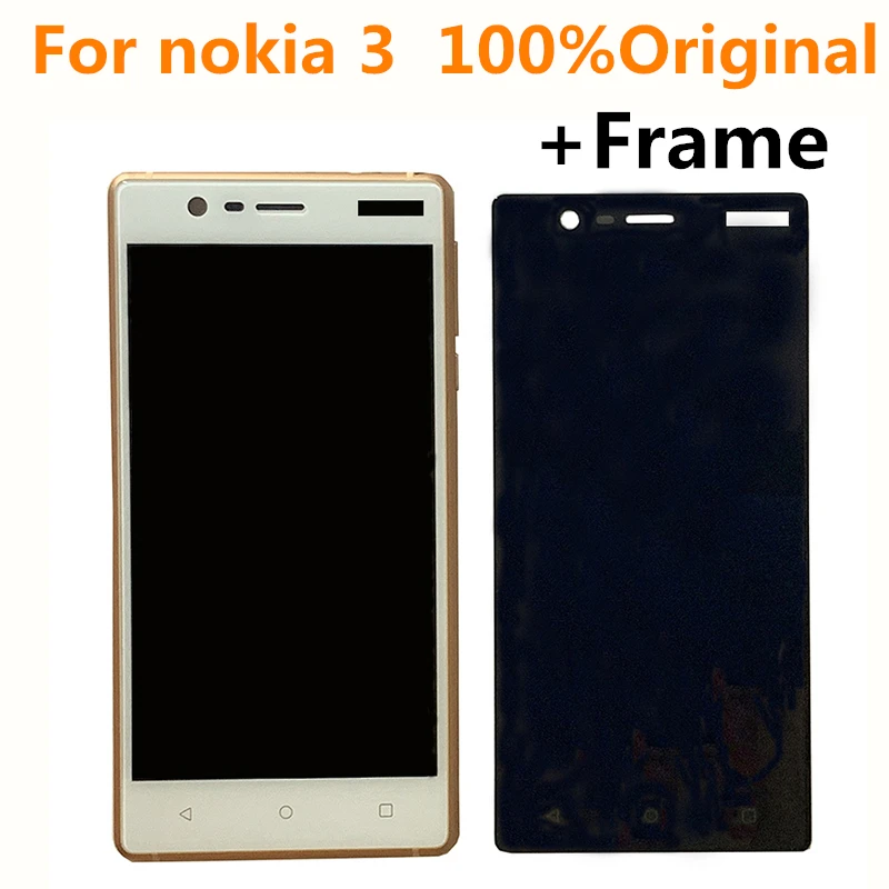 Ceny Dla Nokia 3 TA 1020 TA 1028 TA 1032 TA 1038 wyświetlacz LCD + ekran dotykowy części zamienne do montażu digitizera