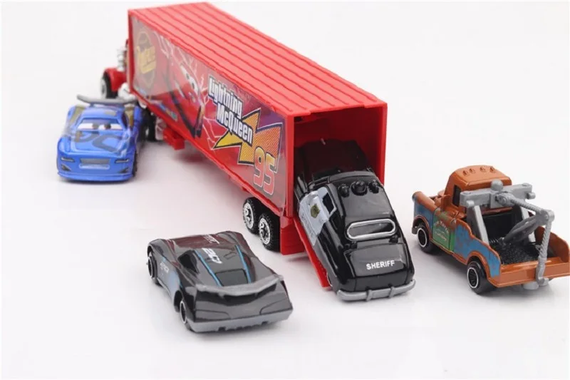 Фирменная Новинка disney Pixar машина 3 машинный гараж из 2 Lightning McQueen Джексон Storm Материал Мак дядя модель грузового автомобиля одежда на Рождество подарок