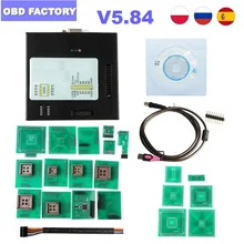XPROG 5.84 senza USB Dongle FW V4.4 aggiungi autorizzazione programmatore ECU scatola di metallo X PROG M V5.84 ECU Chip Tuning X-PROG-M 5.84
