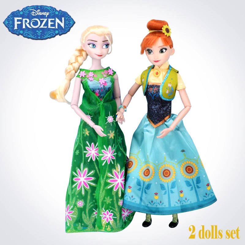 frozen elsa and anna dolls set