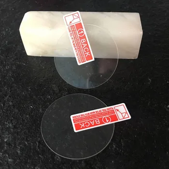 

100pcs 9H 2.5D Tempered glass 30mm-42mm Round watch Smart SportWatch Protective Glass film Screen Protector For mi Lenovo Garmin