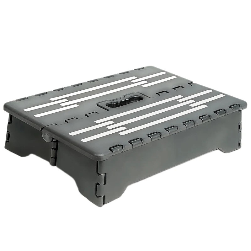 Portable Folding Step Stool Platform Car Home Height Boost Elder Adult Kid Child Locks Into Place Non Slip Furniture Foot |