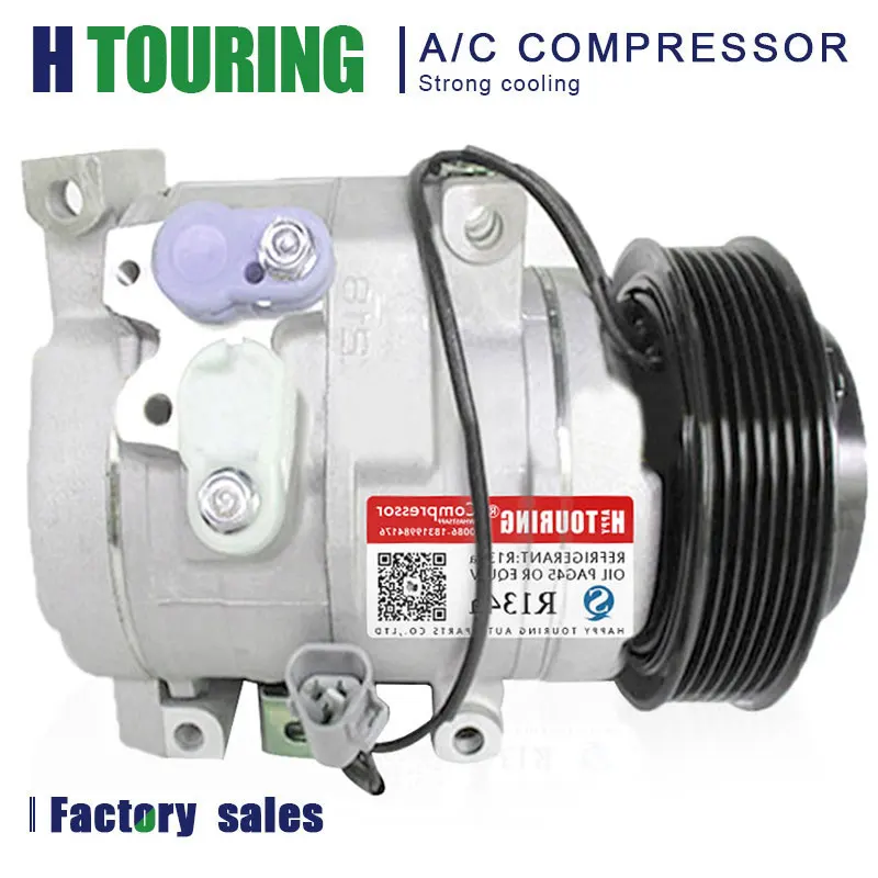 Для Toyota Denso 10S15C Компрессор переменного тока для TOYOTA HILUX CRUISER HIACE 88310-25220 88320-25110 88320-26600 88310-0K270 88320-2F060