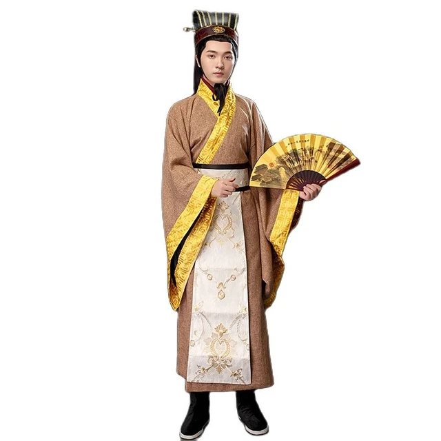 mucho Motear alias Hanfu-Disfraz de hanfu para hombres, antiguo ejecutivo chino del Ejército  General, maestro joven, bordado tradicional de lino _ - AliExpress Mobile