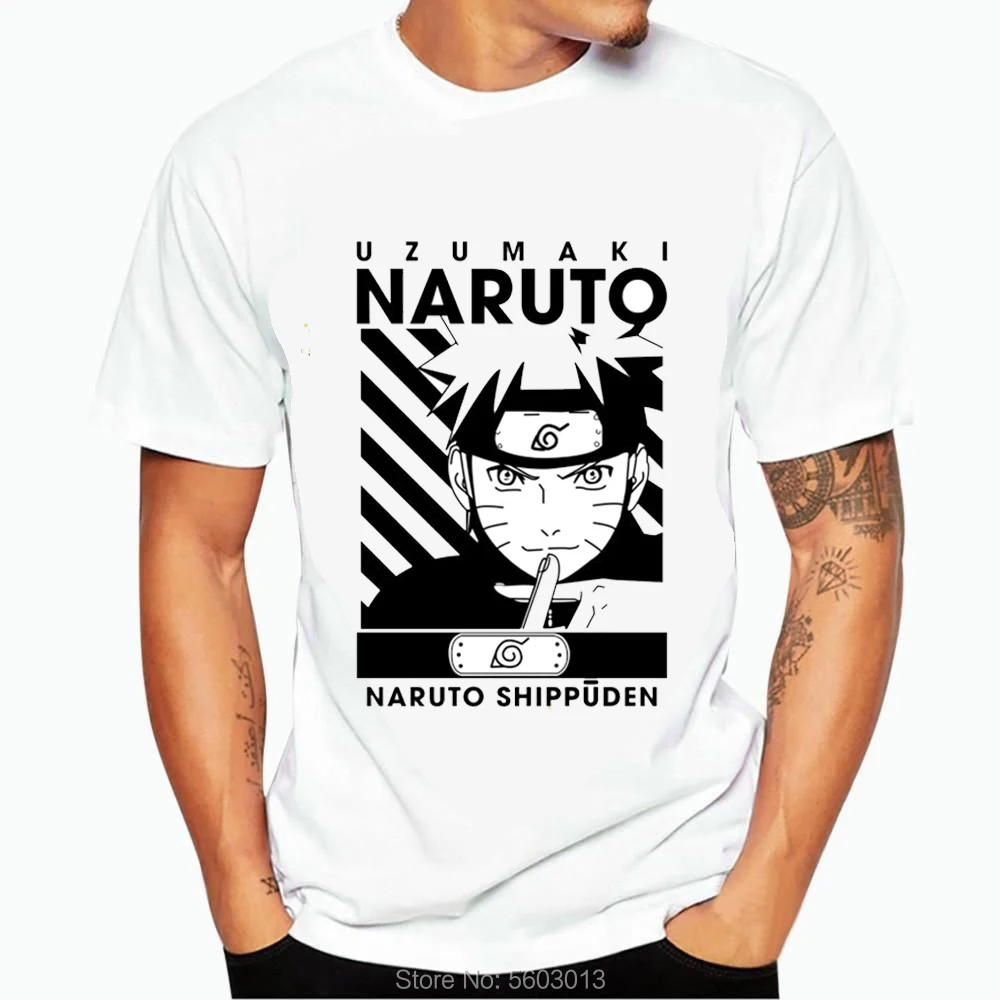 Funny Naruto harajuku anime t shirt 