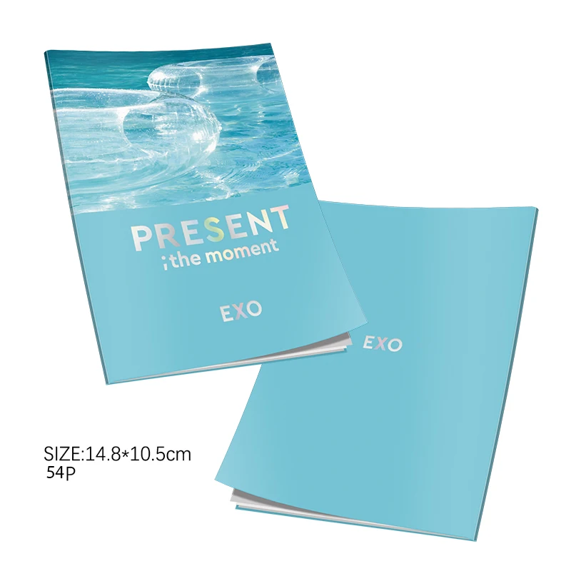 

Kpop EXO 2nd Hawaiian Photo Album <PRESENT ; the moment> Fashion K-pop EXO Mini Photobook Photo Card Fans Collection Drop Ship