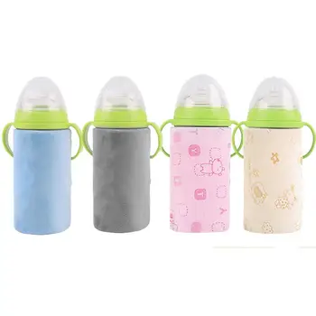 

Usb Flessenwarmer Draagbare Reizen Melk Warmer Baby Zuigfles Verwarmde Deksel Isolatie Thermostaat Voedsel Heater Thermostaat