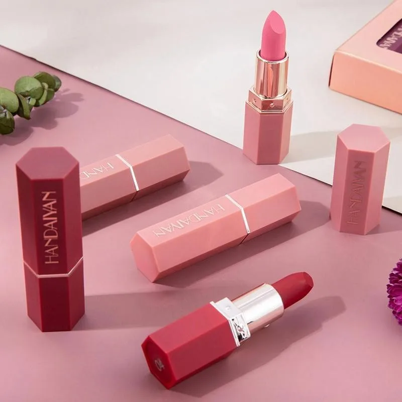 6pcs/set Matte Lipstick Set Waterproof Long Lasting Lipstick Non-stick Cosmetic Up Glosses Velvet Make Lip Beauty A4H3 6pcs/set Matte Lipstick Set Waterproof Long Lasting Lipstick Non-stick Cosmetic Up Glosses Velvet Make Lip Beauty A4H3