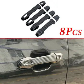 

Carbon Fiber Door Handle Cover Trim Moulding Fit For Subaru Forester SK 2019 2020 Exterior Accessories