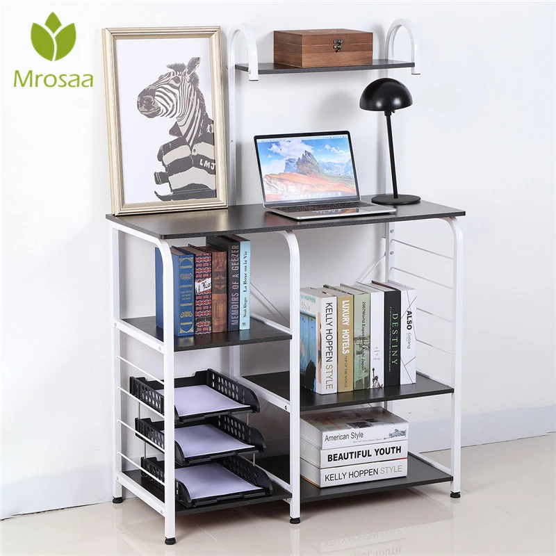 Kitchen Baker S Rack Utility Storage Shelf 35 5 Microwave Stand 4 Tier 3 Tier Shelf For Spice Rack Books Organizer With 5 Hooks Storage Holders Racks Aliexpress