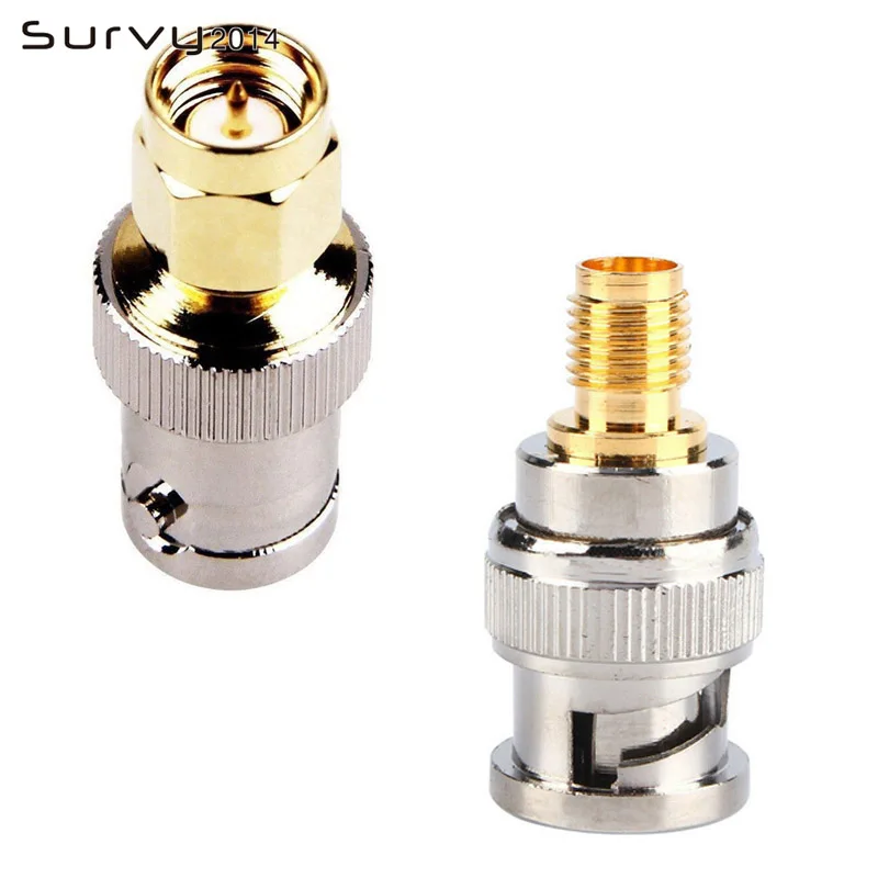 BNC To SMA Connectors Type Male Female RF Connector Adapter Test