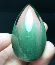 

Natural Green Phantom Quartz Clear Water Drop Pendant 40-24-16mm Women Man Rare Necklace Fashion Jewelry Genuine AAAAAA