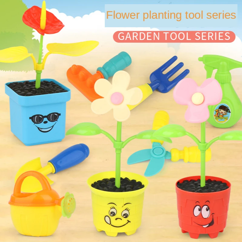 

New Flower Tool Toy Children's Fun Family Set