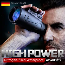 SAGA высокой мощности 12x50 монокулярный телескоп BAK4 HD профессиональный военный качественный открытый охотничий кемпинг скопы телефон