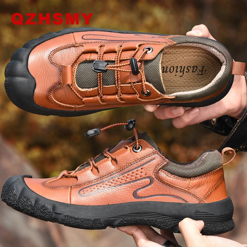 

Men Hiking Shoes Non-slip Wear-resistant Climbing Shoes Soft Winter Colombia Outdoor Walking Travel High Quality Big Size