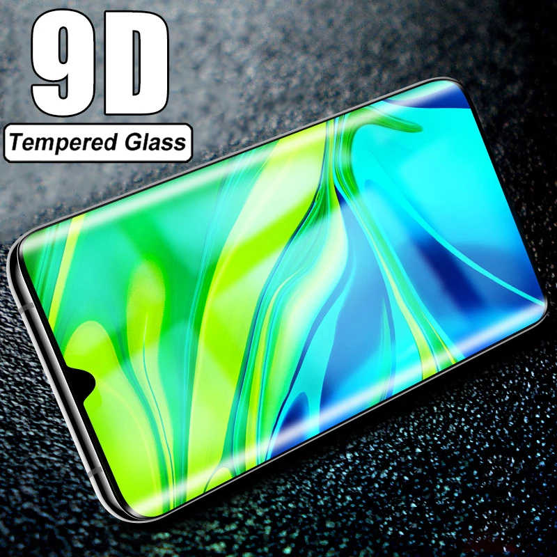 

Screen Protector For Xiaomi CC9 Pro Mi Note 10 Pro Tempered Glass 3D Curve Full Cover For MI Note10 Protective Glass Film