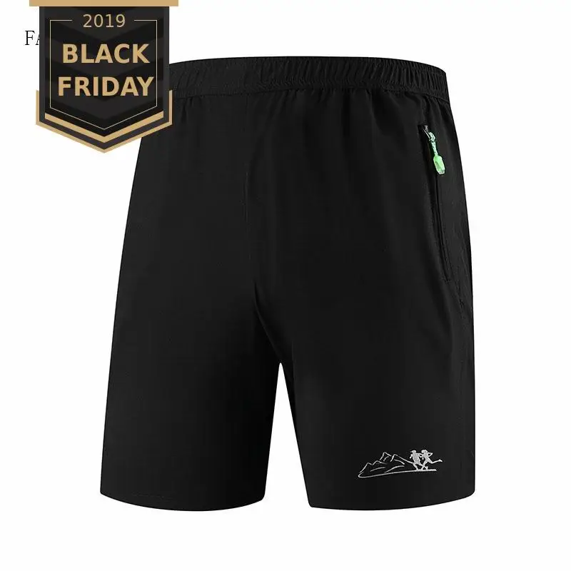 FALIZA летние мужские быстросохнущие шорты повседневные мужские пляжные шорты дышащие брюки мужские шорты черного цвета размера плюс 9XL DK109