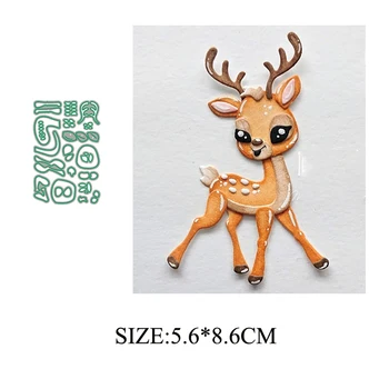 

Deer body set 2019 NEW Metal Cutting Dies Scrapbooking for Card Making Photo Album DIY Embossing Cuts Lucky Goddess Craft