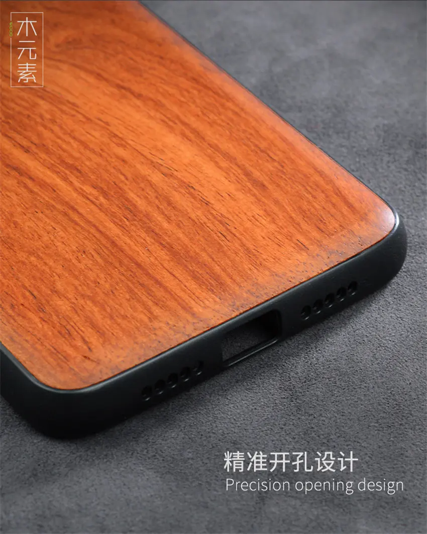 Oneplus 6t Case Boogic Original Real Wood funda Oneplus 6T Rosewood TPU Shockproof Back Cover Phone Shell One plus 6T case (8)