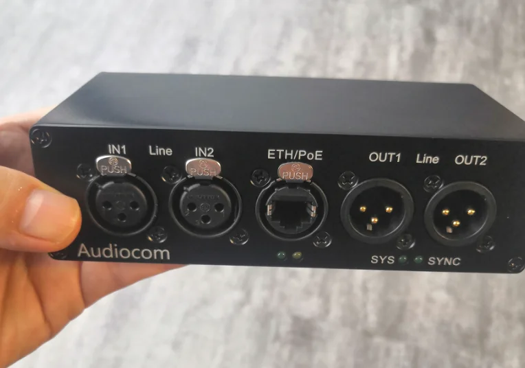 

Audiocom AES67 Audio Network Transmission Interface Box