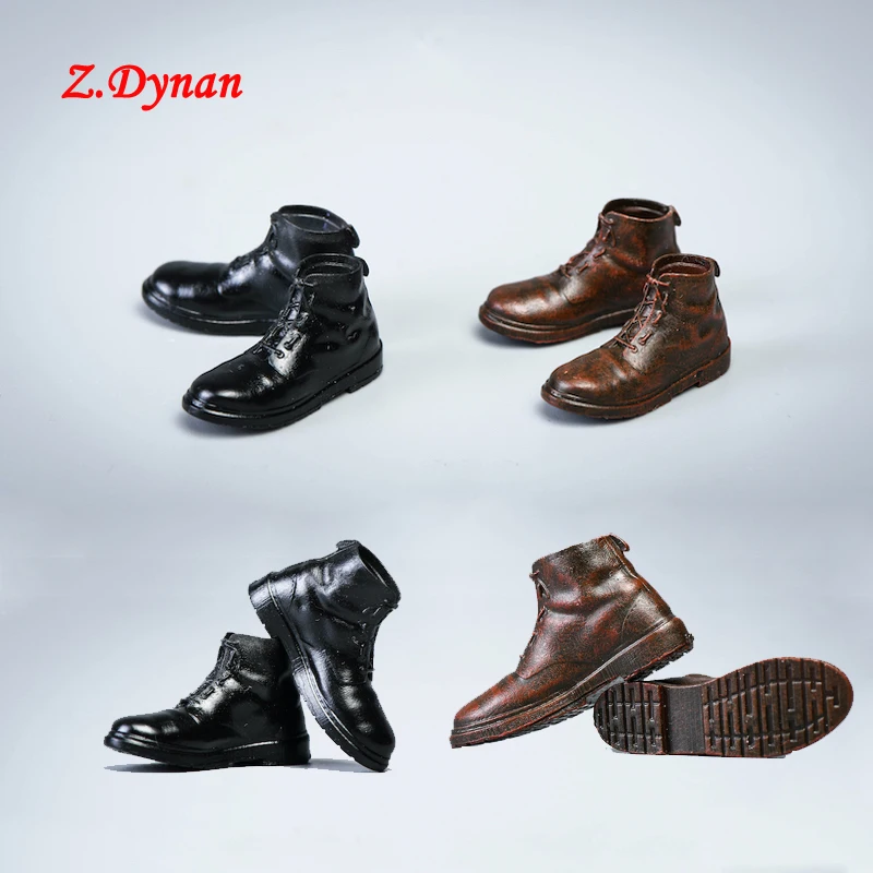 Мужские кожаные ботинки с низким вырезом Z.Dyan 1/12 черные мужские из искусственной