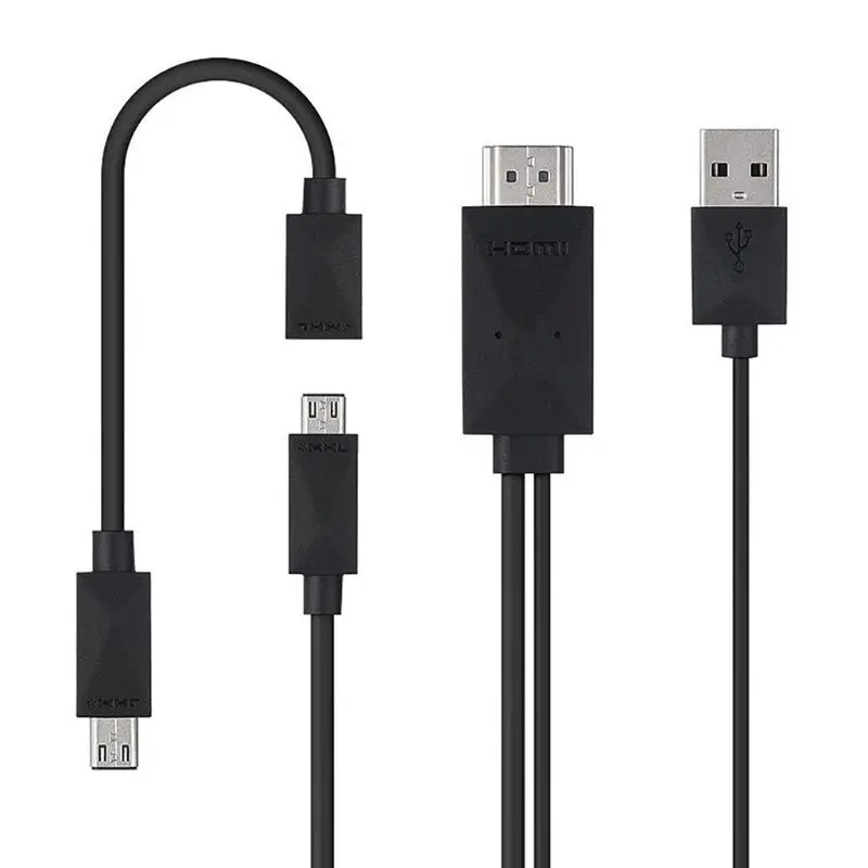 Micro USB к 1080P ТВ монитор зеркальный конвертер кабель адаптер Шнур для передачи данных