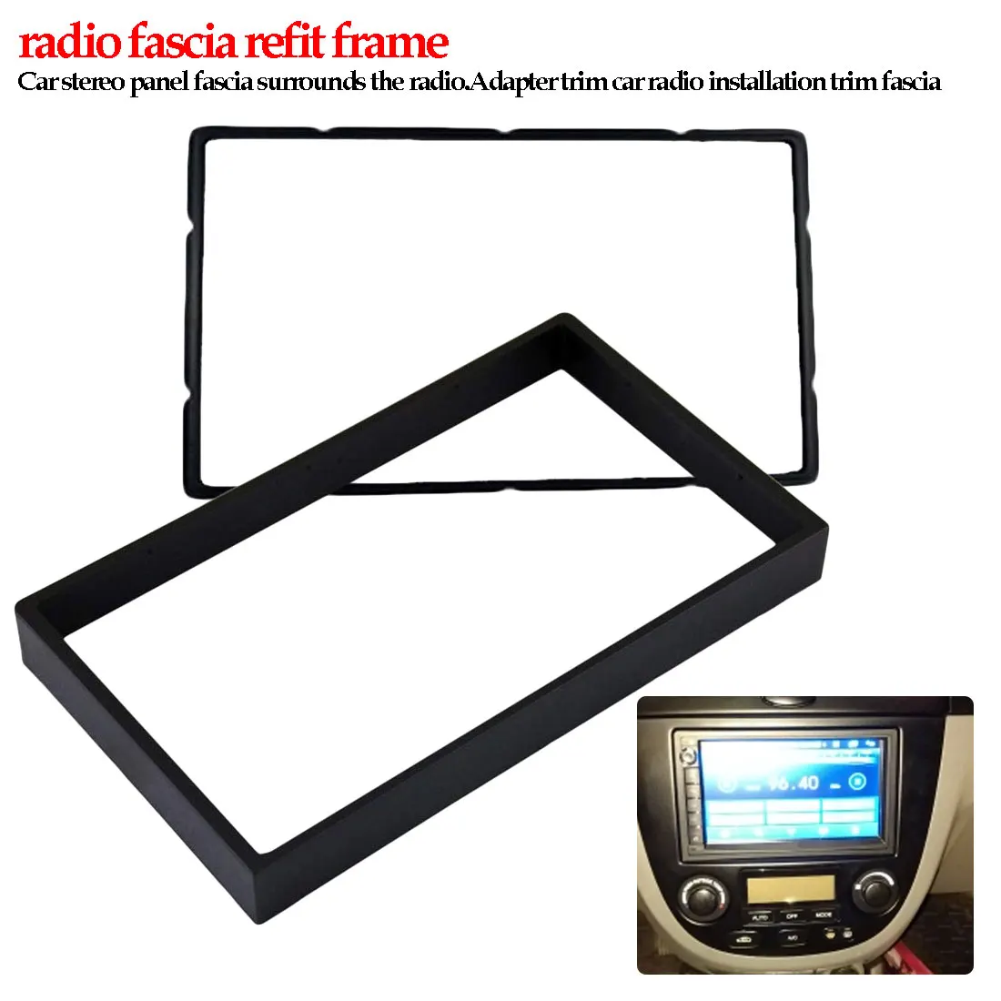 

2 DIN Car DVD Frame Radio Fascia Stereo Panel For Buick Excelle Chevrolet Optra Aveo Suzuki Forenza Verona