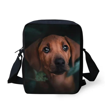 

THIKIN Casual Kawaii Dogs Print Crossbody Bags for Women Men Lightweight Shoulder Bag Children Carry on Travel Custom Pattern