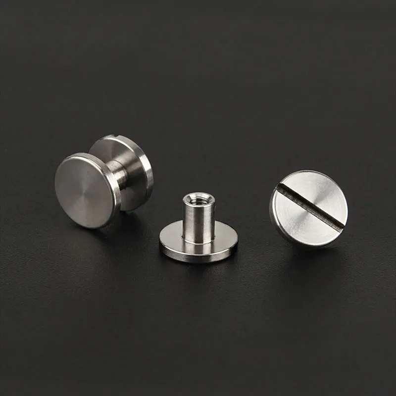 2pcs Titanium Waist Belt Screw Light Weight Waist Belt Lock Screw DIY Outdoor Tool