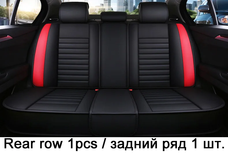 $191.52 Leather LV Print Car Seat Covers Universal Pads Automobile Seat  Cushions 6pcs - Black