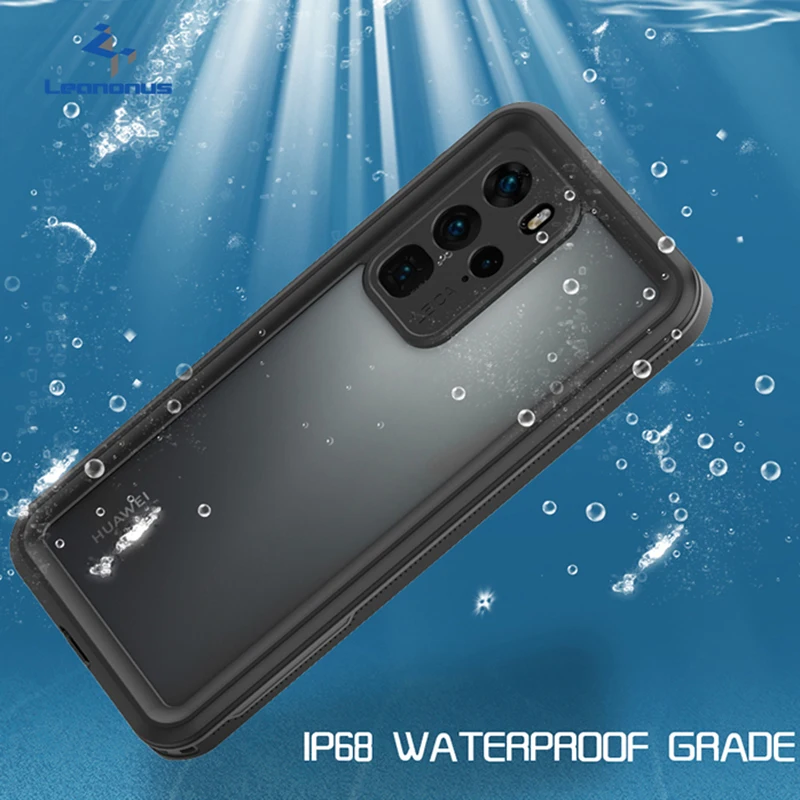 Подводный чехол Leanonus для Huawei P40 Pro противоударный водонепроницаемый дайвинга P20 P30