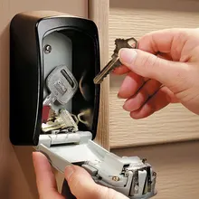 Organizer Key-Storage Safe-Box Code-Lock Wall-Mount Caja 4-Digit-Combination Home-Key