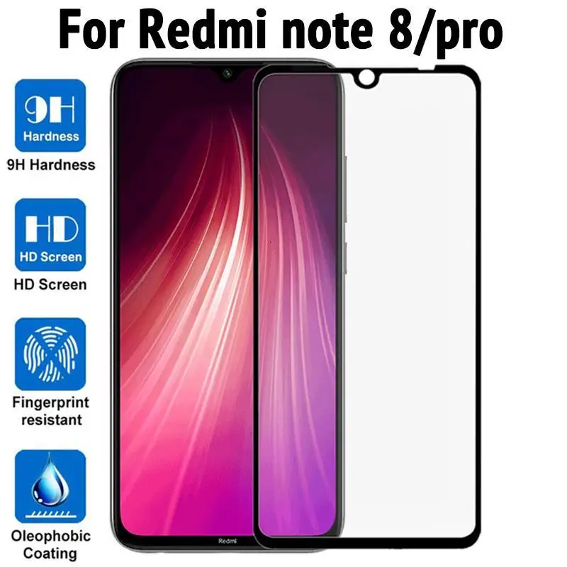 5D Защита экрана для Xiaomi Redmi 8A 7A Note 8 7 6 Pro Poco F1 K20 Mi 9T 9 SE CC9 CC9E A3 Lite закаленное стекло с